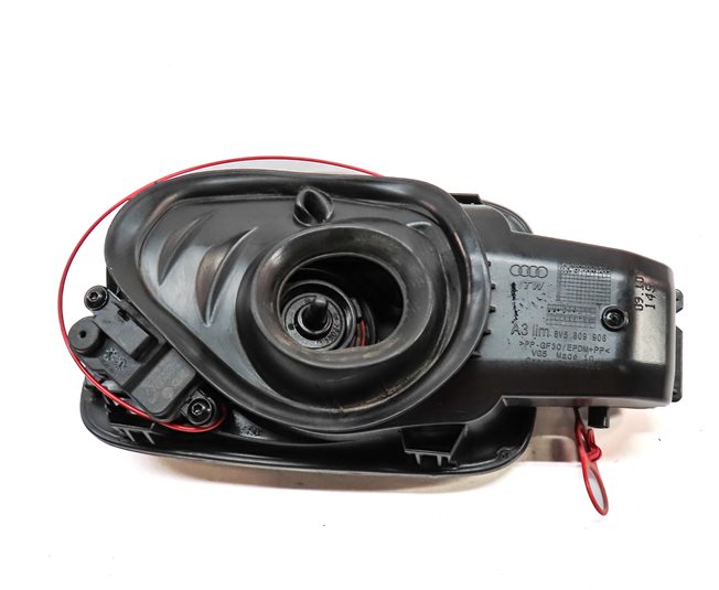 Thumbnail 6: 15-18 AUDI A3 S3 8V FUEL TANK FILLER GAS TANK DOOR FLAP COVER w/HOUSING (BLACK)