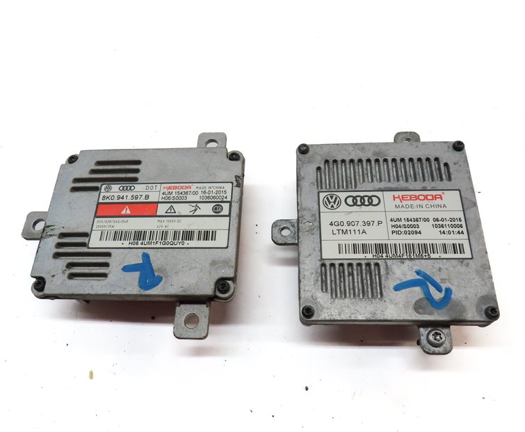 Thumbnail 3: 2015 AUDI A3 (8V) FRONT RIGHT PASSENGER HEADLIGHT LAMP LED BALLAST MODULE SET/2
