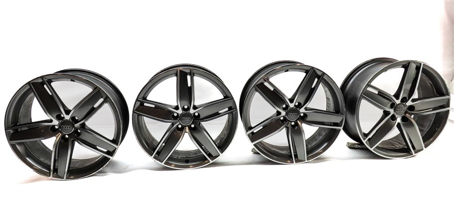 Thumbnail 2: 2013-2017 AUDI Q5 (B8 8R) 20x8.5 INCH SWEPT ARM 5-SPOKE ALUMINUM WHEEL RIM SET-4