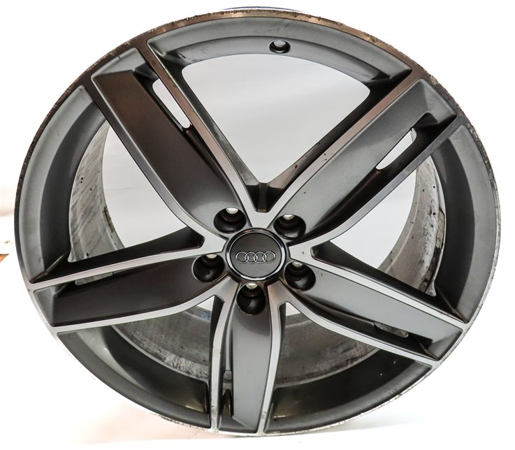 Thumbnail 3: 2013-2017 AUDI Q5 (B8 8R) 20x8.5 INCH SWEPT ARM 5-SPOKE ALUMINUM WHEEL RIM SET-4
