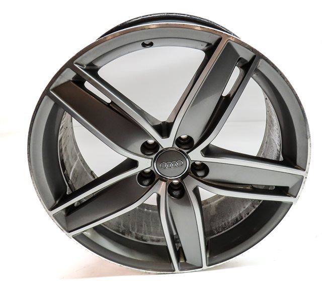 Thumbnail 4: 2013-2017 AUDI Q5 (B8 8R) 20x8.5 INCH SWEPT ARM 5-SPOKE ALUMINUM WHEEL RIM SET-4