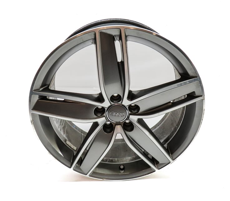Thumbnail 5: 2013-2017 AUDI Q5 (B8 8R) 20x8.5 INCH SWEPT ARM 5-SPOKE ALUMINUM WHEEL RIM SET-4