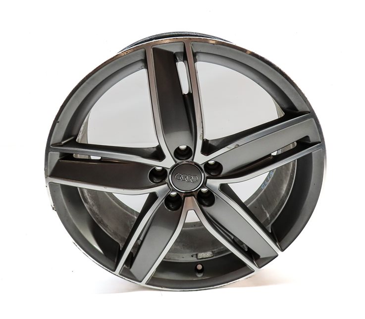 Thumbnail 6: 2013-2017 AUDI Q5 (B8 8R) 20x8.5 INCH SWEPT ARM 5-SPOKE ALUMINUM WHEEL RIM SET-4