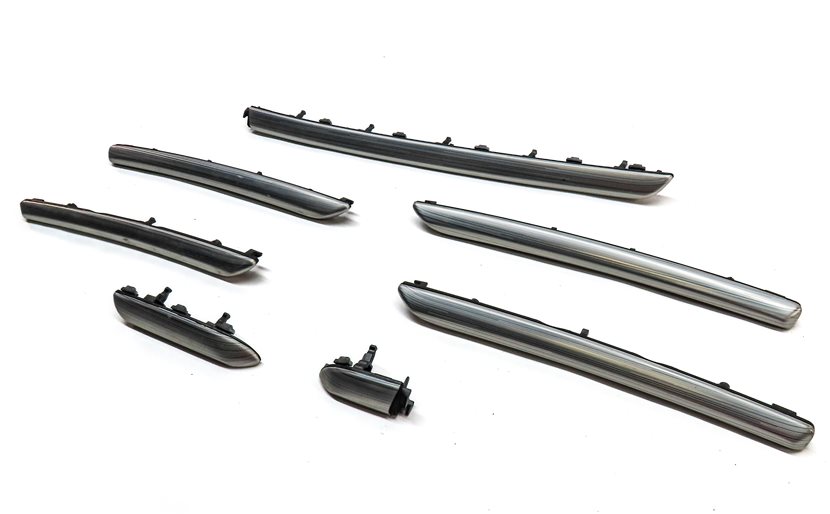 2015 AUDI A3 (8V) INTERIOR DASH FRONT & REAR DOOR TRIM SET/7 (MISTRAL)