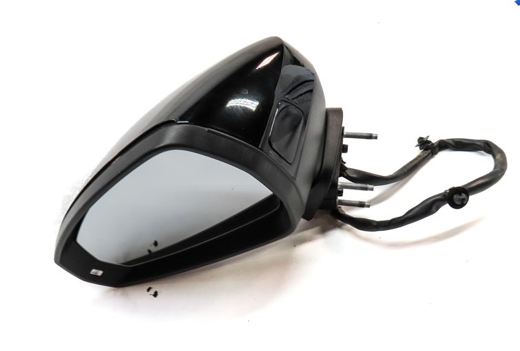 Thumbnail 3: 2015-2018 AUDI A3 S3 (8V) DRIVER MANUAL FOLD HEATED DOOR MIRROR (BLACK)