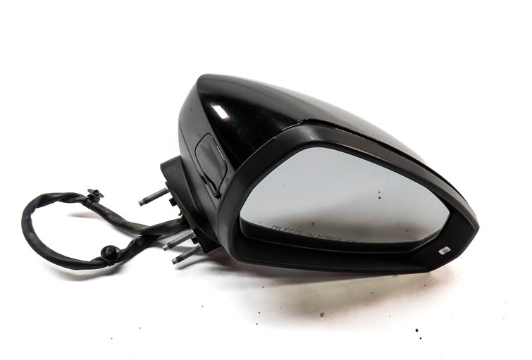 Thumbnail 3: 15-18 AUDI A3 S3 (8V) RIGHT PASSENGER MANUAL FOLD HEATED DOOR MIRROR (BLACK)