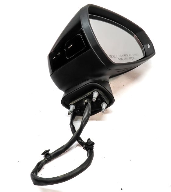 Thumbnail 5: 15-18 AUDI A3 S3 (8V) RIGHT PASSENGER MANUAL FOLD HEATED DOOR MIRROR (BLACK)