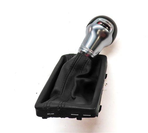 Thumbnail 2: 15 AUDI A3 (8V) AUTOMATIC TRANSMISSION SHIFT SHIFTER HANDLE KNOB w/ BOOT (BLACK)