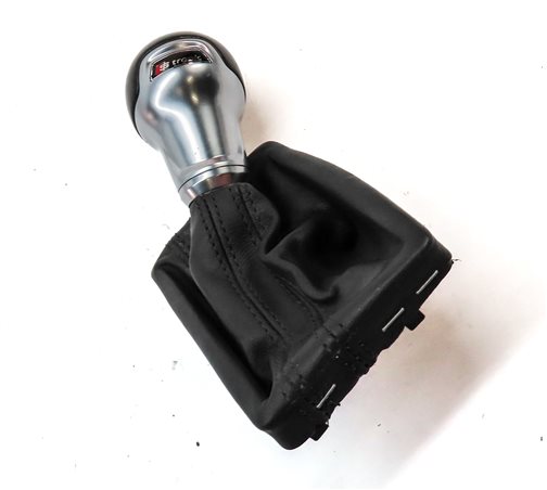 Thumbnail 3: 15 AUDI A3 (8V) AUTOMATIC TRANSMISSION SHIFT SHIFTER HANDLE KNOB w/ BOOT (BLACK)