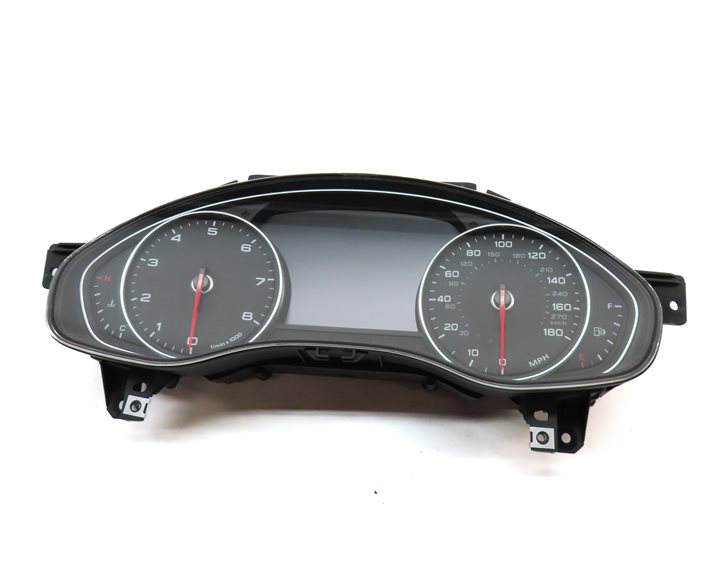 Thumbnail 14: 13 AUDI A6 C7 4G 3.0L SUPER CTUA CLUSTER ECM BCM IMMOBILIZER MODULE KEY SET(77k)
