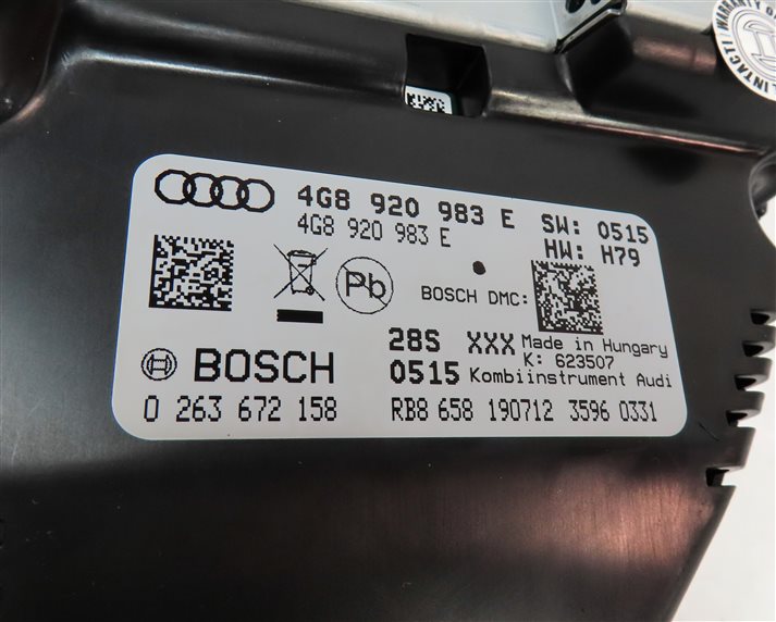 Thumbnail 15: 13 AUDI A6 C7 4G 3.0L SUPER CTUA CLUSTER ECM BCM IMMOBILIZER MODULE KEY SET(77k)