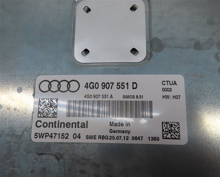 Thumbnail 18: 13 AUDI A6 C7 4G 3.0L SUPER CTUA CLUSTER ECM BCM IMMOBILIZER MODULE KEY SET(77k)