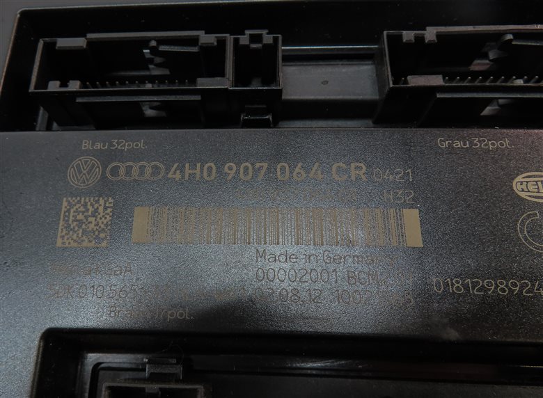 Thumbnail 19: 13 AUDI A6 C7 4G 3.0L SUPER CTUA CLUSTER ECM BCM IMMOBILIZER MODULE KEY SET(77k)