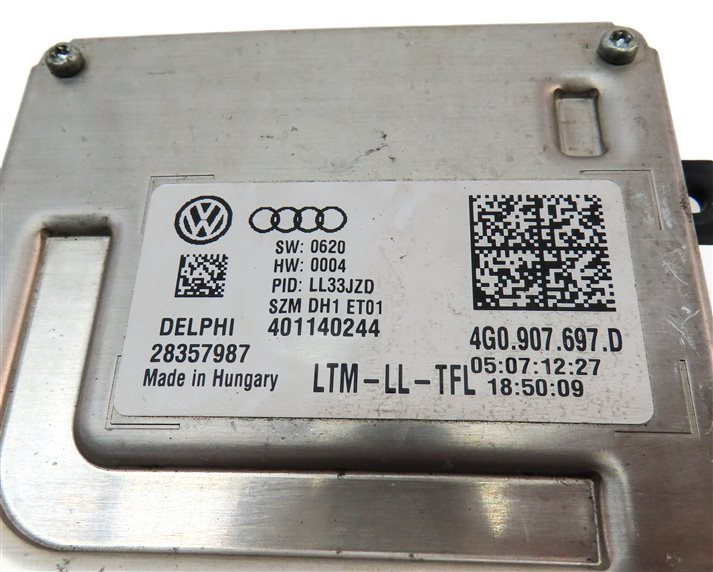 Thumbnail 4: 2013 AUDI A6 (C7 4G) FRONT LEFT DRIVER DRL DAYTIME RUNNING LAMP CONTROL MODULE