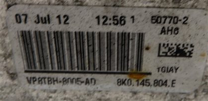 Thumbnail 8: 12-18 AUDI A6 A7 S5 B8 8T C7 3.0L SUPERCHARGED ENGINE AUXILIARY COOLER RADIATOR