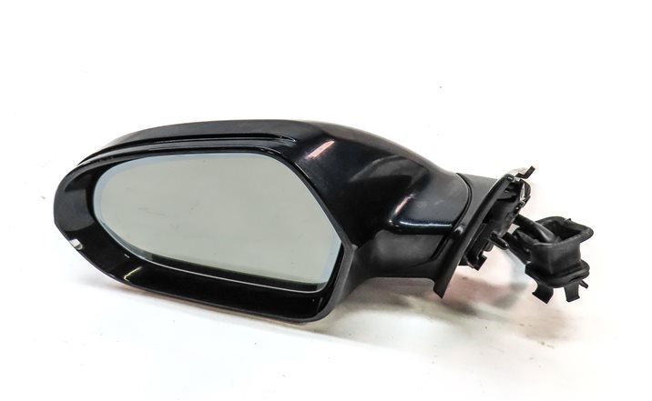 Thumbnail 3: 12-13 AUDI A6 (C7 4G) FRONT LEFT P-FOLD HEAT MEMORY AUTODIM DOOR MIRROR (Blue)