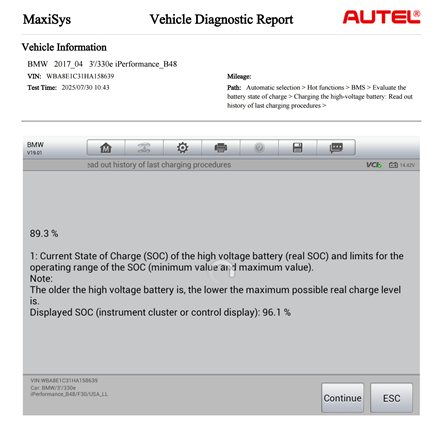 Thumbnail 2: 17-18 BMW 330E (F30) HIGH VOLTAGE HYBRID BATTERY ASSEMBLY TESTED WORKING!!! 96%