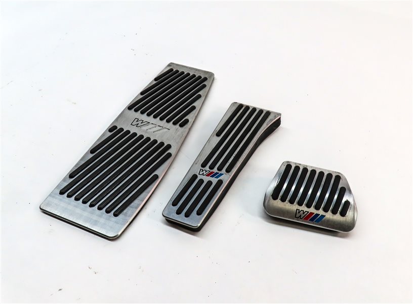 2017 BMW 330i 330E 3-SERIES (F30) GAS BRAKE DEAD FOOT ///M PEDAL TRIM COVER SET