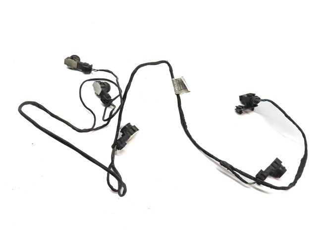 2017 BMW 330E (F30) REAR PDC PARK DISTANCE SENSOR SET-4 & HARNESS (White)