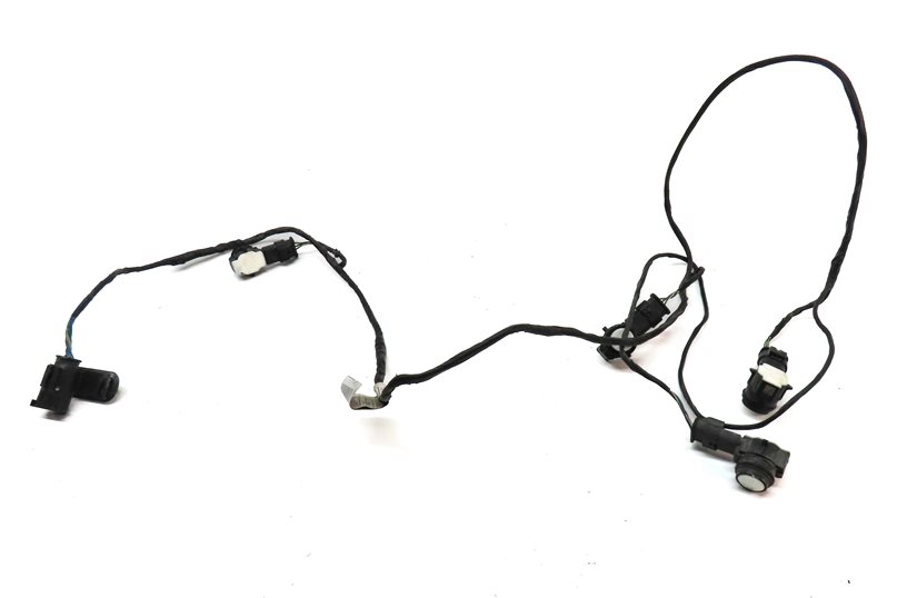 Thumbnail 4: 2017 BMW 330E (F30) REAR PDC PARK DISTANCE SENSOR SET-4 & HARNESS (White)