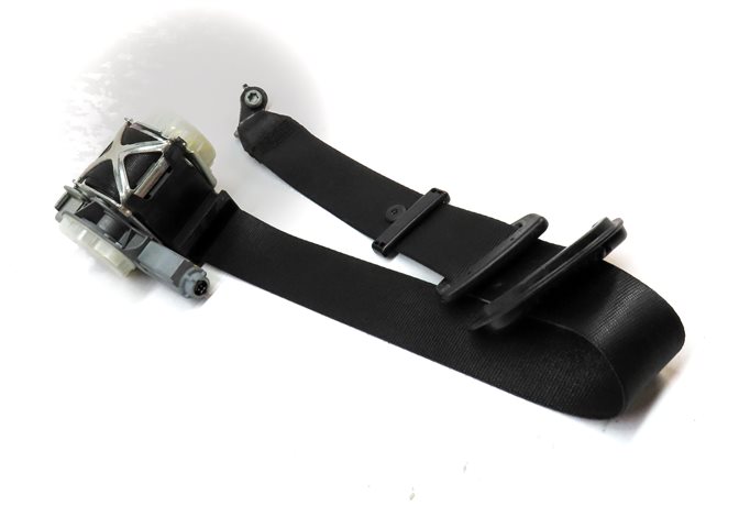 Thumbnail 3: 14-19 BMW 3 4 SERIES (F30 F32 F34) RIGHT PASSENGER SEATBELT RETRACTOR (Black)
