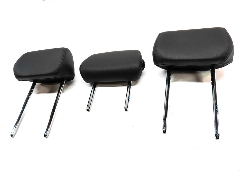 Thumbnail 2: 2014 BMW 328D (F30) REAR LEFT/CENTER/RIGHT SEAT HEAD REST SET/3 (Black)