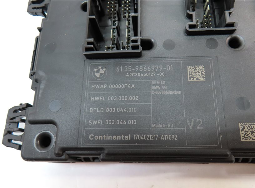 Thumbnail 16: 16-18 BMW 330E (F30) 2.0L B48 ENGINE BCM DME ECM ECU BODY CONTROL MODULE KEY SET