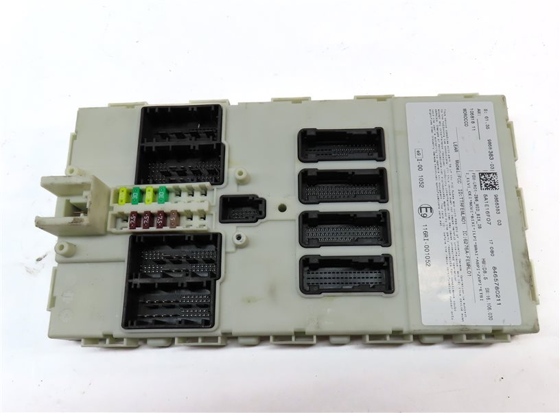 Thumbnail 5: 16-18 BMW 330E (F30) 2.0L B48 ENGINE BCM DME ECM ECU BODY CONTROL MODULE KEY SET