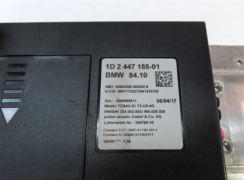 Thumbnail 7: 14-20 BMW 2 3 4 X3 X5 X6 (F15 F16 F22 F25 F30 F32 F86) BLUETOOTH CONTROL MODULE