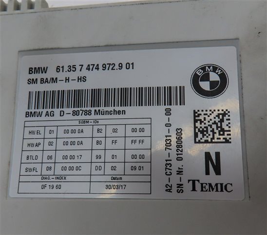 Thumbnail 9: 14-19 BMW 328i 330i 335i 428i 430i M3 M4 X5 X6 FRONT LEFT MEMORY SEAT MODULE