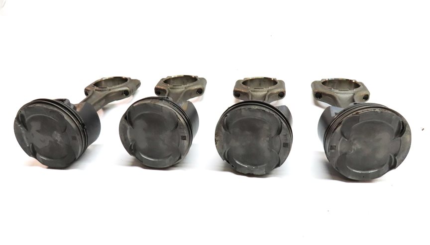 Thumbnail 4: 16-19 BMW 330E HYBRID (F30) 2.0L B48B20A ENGINE PISTON & CONNECTING ROD SET-4