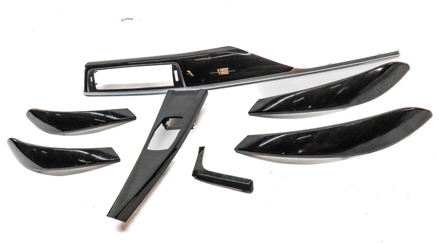Thumbnail 2: 2017 BMW 330E 3-SERIES (F30) INTERIOR DASH DOOR CONSOLE TRIM SET (Fineline Wood)