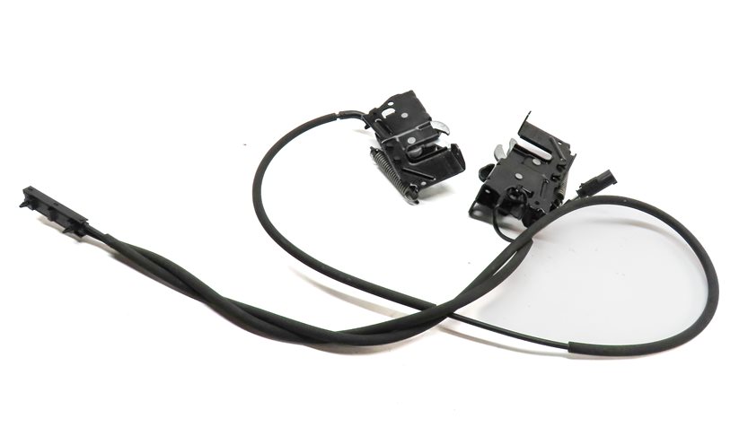 2012 BMW 328I (F30) FRONT HOOD BONNET LID LEFT & RIGHT LATCH & CABLE SET