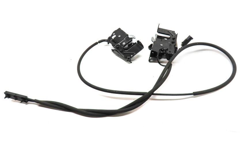 Thumbnail 2: 2012 BMW 328I (F30) FRONT HOOD BONNET LID LEFT & RIGHT LATCH & CABLE SET