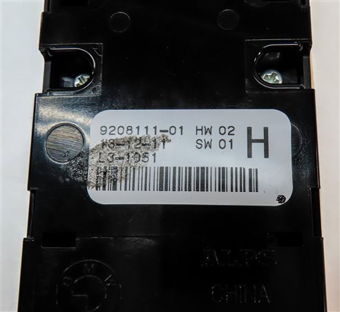Thumbnail 6: 2012-2019 BMW 3 4 M3 X3 X4 SERIES FRONT LEFT DRIVER WINDOW SWITCH P-FOLD (BLACK)