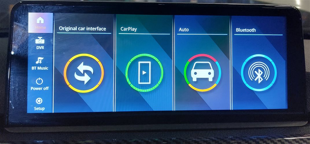 2012 BMW 328I (F30) FRONT INFORMATION DISPLAY SCREEN w/ WIRE HARNESS