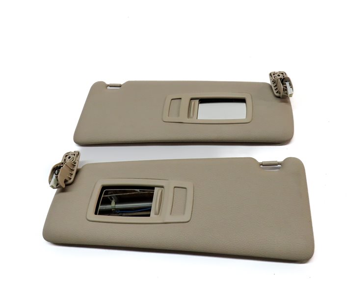 Thumbnail 4: 12-19 BMW 3 4 SERIES (F30 F31 F32 F33) FRONT LEFT & RIGHT SUNVISOR SET (BEIGE)
