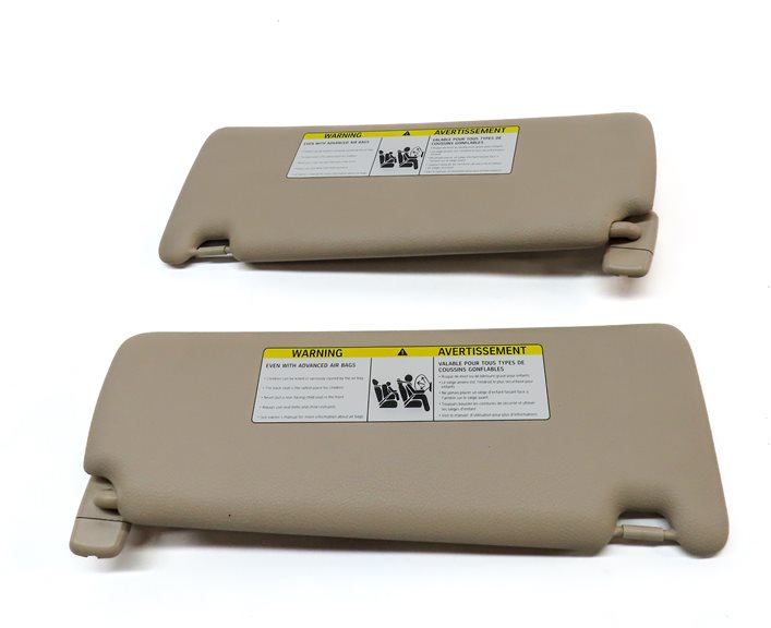 Thumbnail 5: 12-19 BMW 3 4 SERIES (F30 F31 F32 F33) FRONT LEFT & RIGHT SUNVISOR SET (BEIGE)