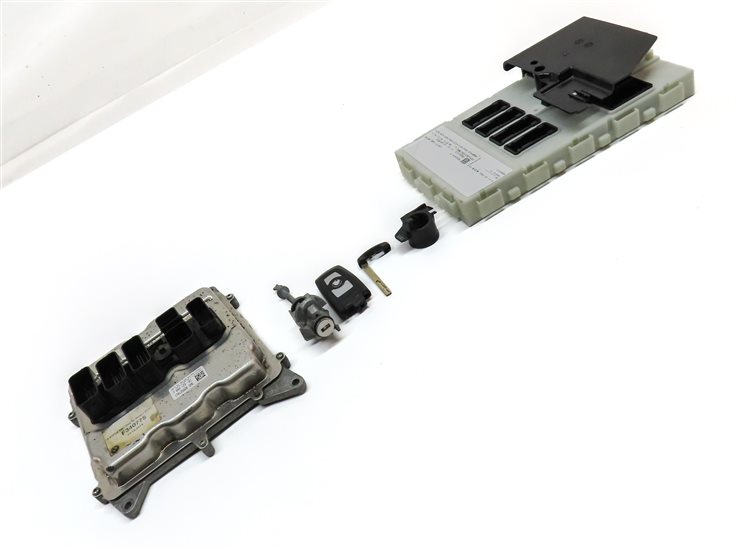 Thumbnail 3: 12-14 BMW 320i 328i 528i X3 F10 F25 F30 MEVD1724 N20 ECM DME MODULE KEY SET