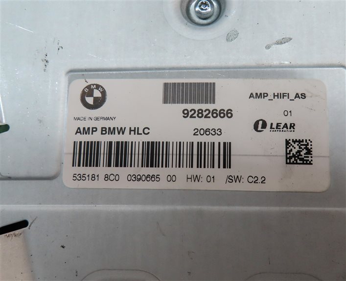 Thumbnail 6: 2012-2015 BMW 320i 328i 335i M3 (F30) SEDAN RADIO STEREO AUDIO AMP AMPLIFIER