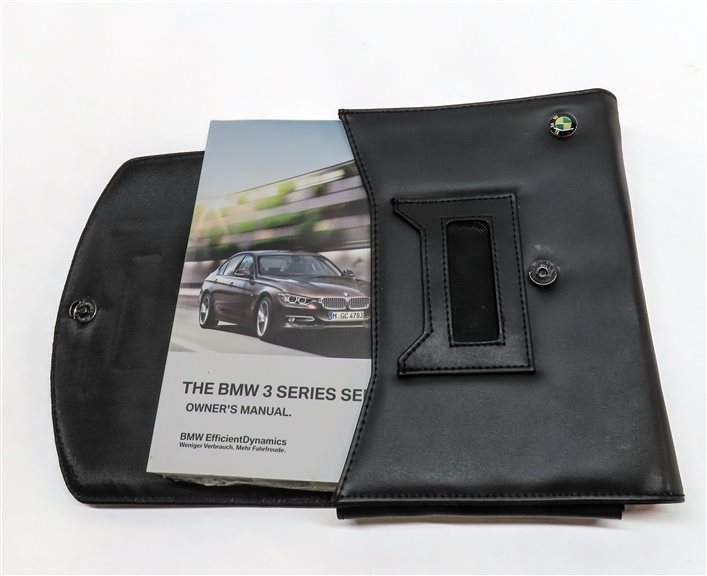 Thumbnail 7: 2012 BMW 328I (F30) 2.0L (N20) OWNER'S MANUAL BOOKLET SET/4 w/ CASE (BLACK)