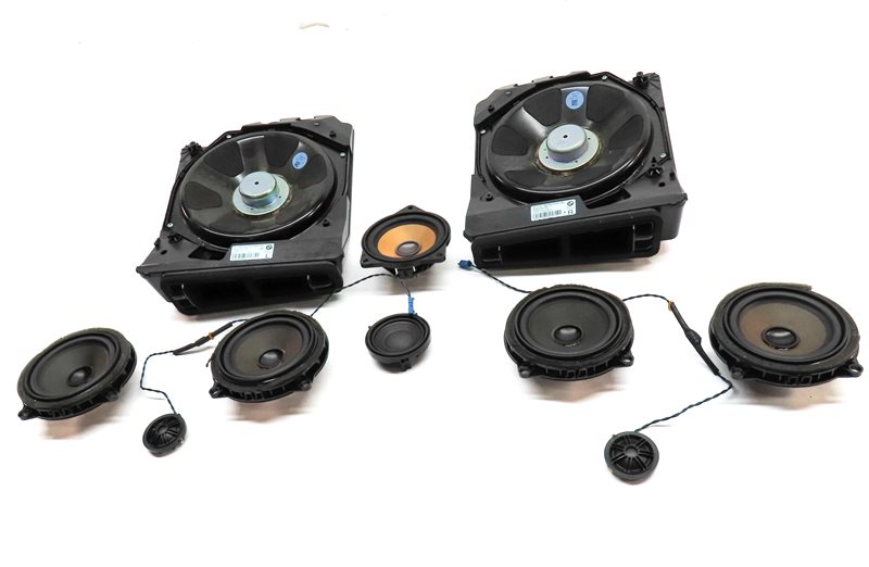 Thumbnail 2: 12 BMW 328I F30 RADIO STEREO AUDIO SOUND SYSTEM SUBWOOFER TWEETER SPEAKER SET/10