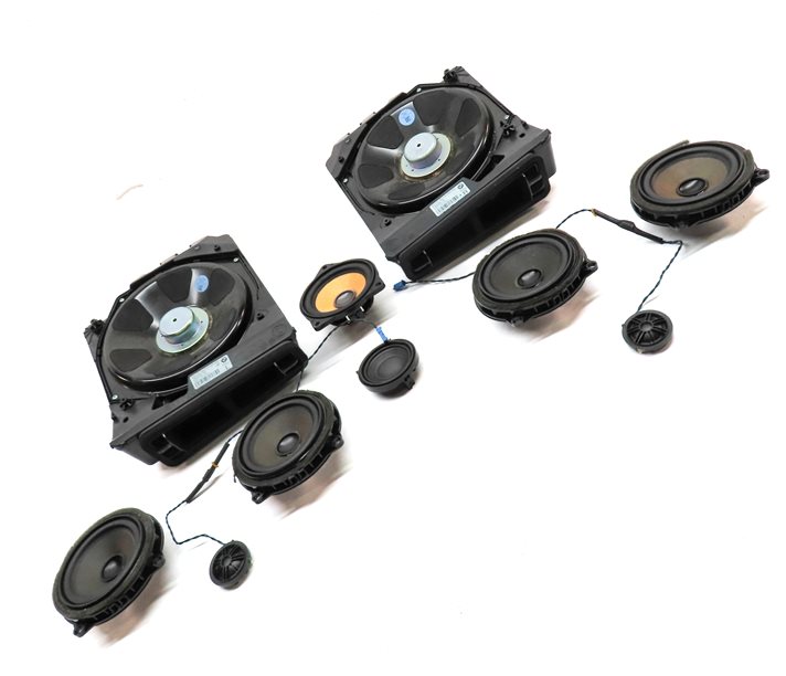Thumbnail 3: 12 BMW 328I F30 RADIO STEREO AUDIO SOUND SYSTEM SUBWOOFER TWEETER SPEAKER SET/10