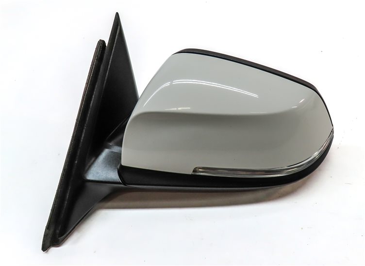 Thumbnail 6: 12-13 BMW 328i 335i (F30) SEDAN LEFT P-FOLD AUTODIM MEMORY DOOR MIRROR (White)