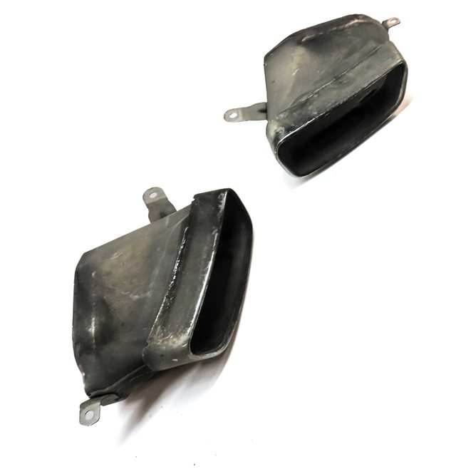 Thumbnail 3: 16-18 AUDI A6 C7 4G REAR MUFFLER EXHAUST TRIM TIP SET/ 2 (CHROME)