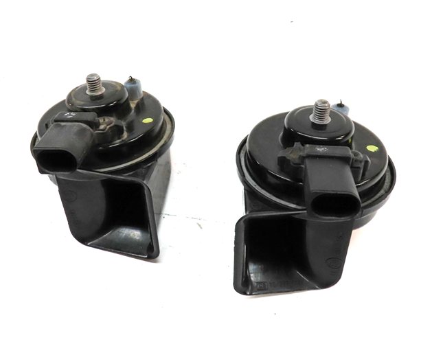 Thumbnail 5: 2012-2020 AUDI A6 S6 A7 S7 RS7 A8 S8 (C7 D4) HIGH & LOW TONE SAFETY HORN SET-2