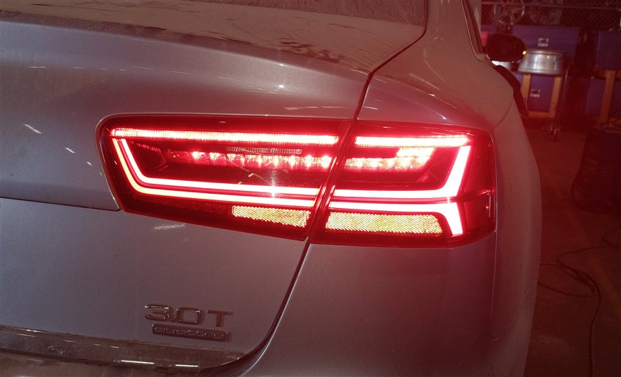 Thumbnail 3: 16-18 AUDI A6 S6 C7 4G8 REAR RIGHT PASSENGER OUTER LED 8SL TAILLIGHT LIGHT LAMP