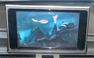 16-18 AUDI A6 A7 S6 S7 (C7 4G8) FRONT CENTER DASH INFORMATION MEDIA SCREEN 8IN