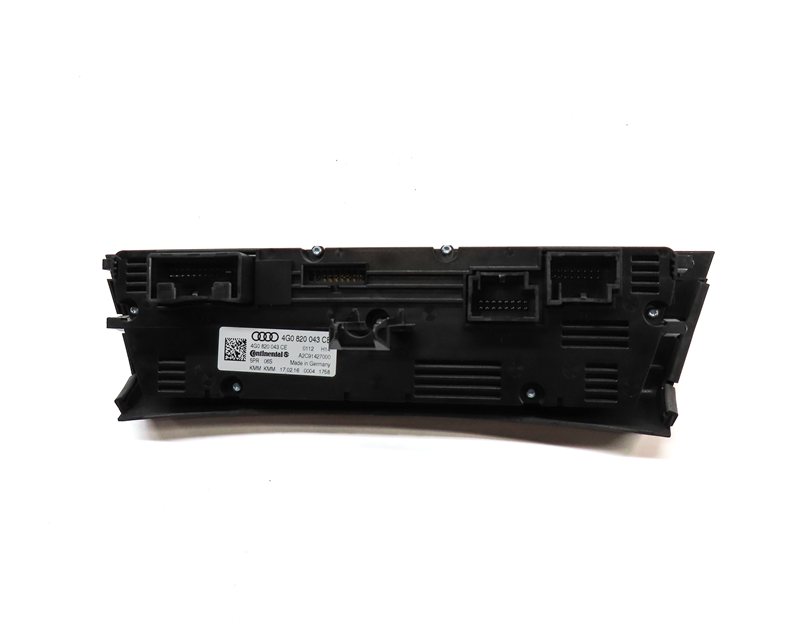 Thumbnail 6: 2016-2018 AUDI A6 A7 S6 S7 (C7 4G8) FRONT HVAC HEAT AIR AC CLIMATE CONTROL PANEL