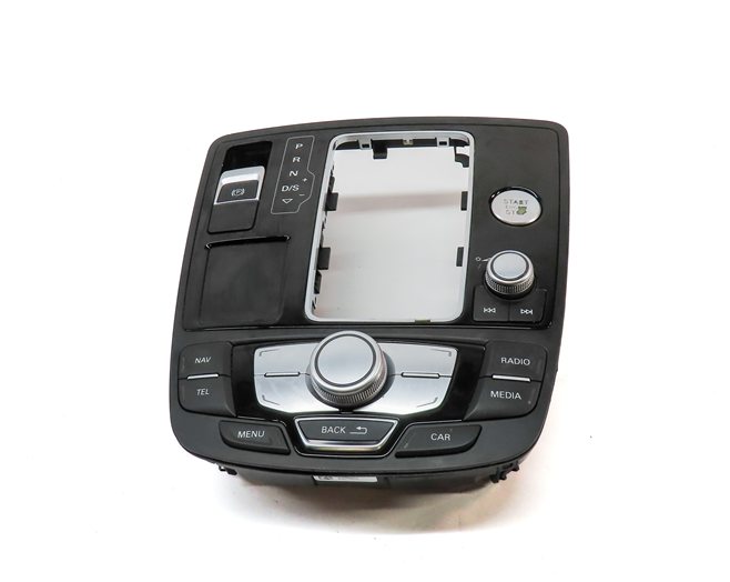 Thumbnail 3: 16-18 AUDI A6 A7 S6 S7 RS7 (C7 4G8) RADIO MEDIA MMI NAVI SHIFT INDICATOR PANEL